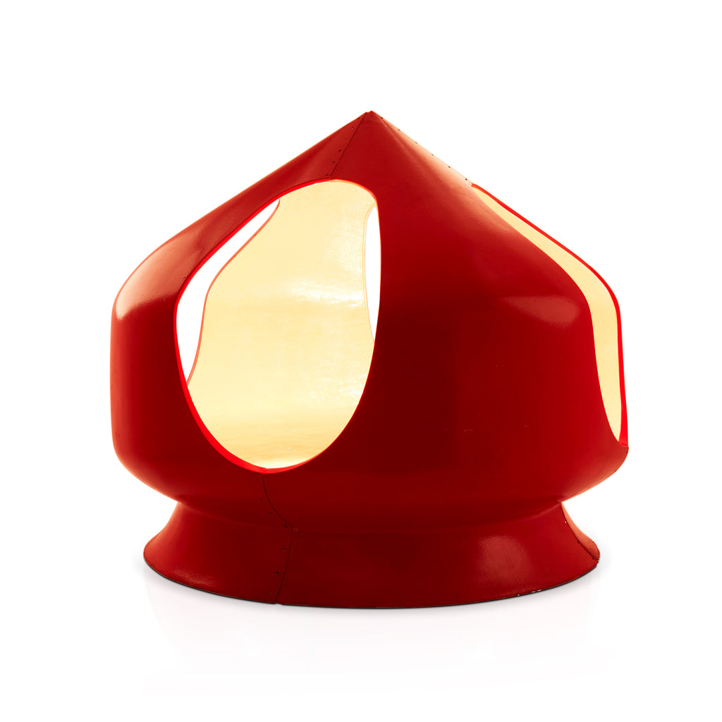 Red Giant Futuristic Pod Structure