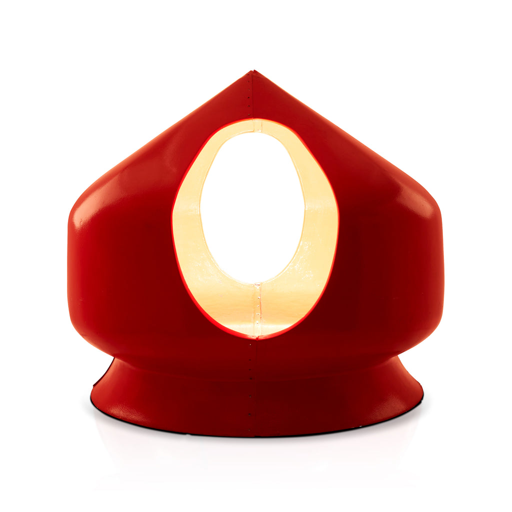 Red Giant Futuristic Pod Structure