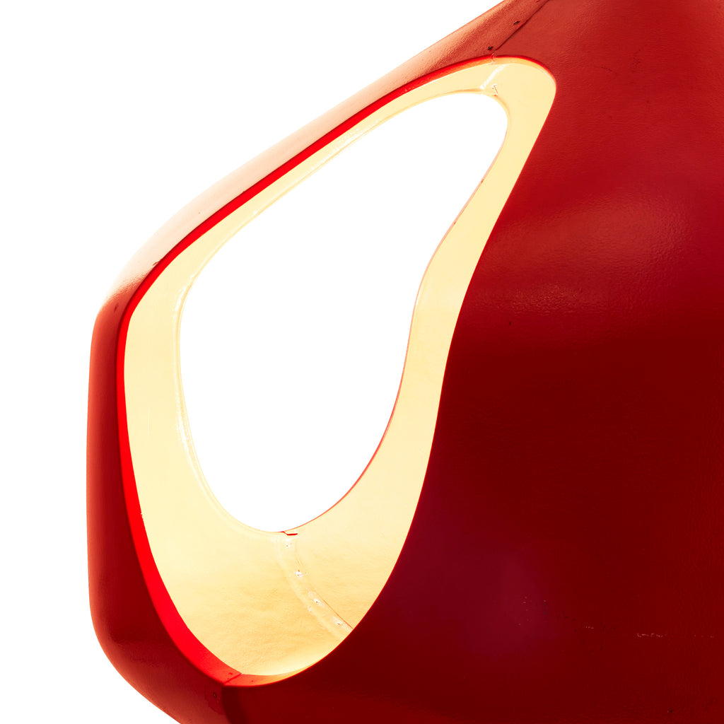 Red Giant Futuristic Pod Structure