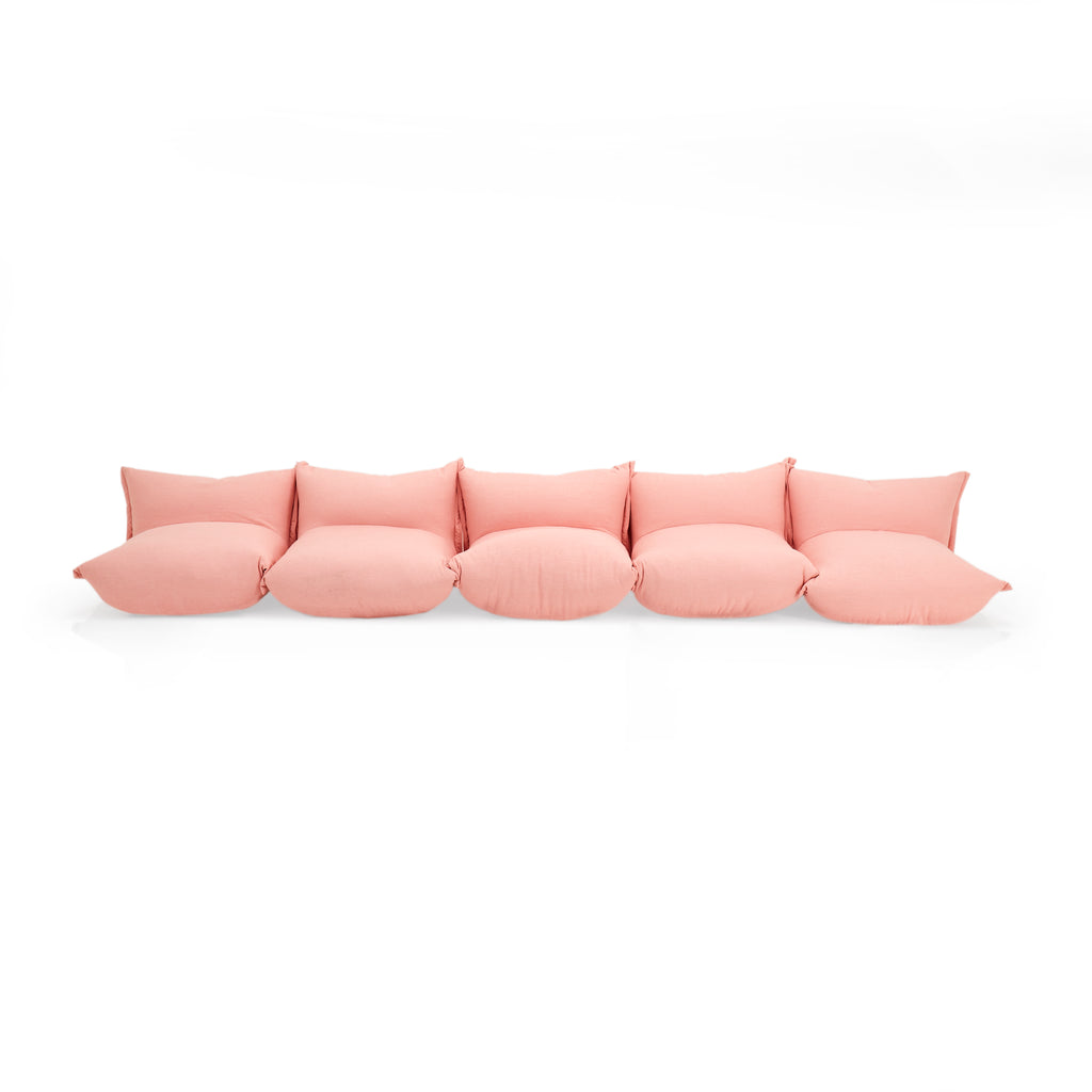 Pink Pouf Modular Seating