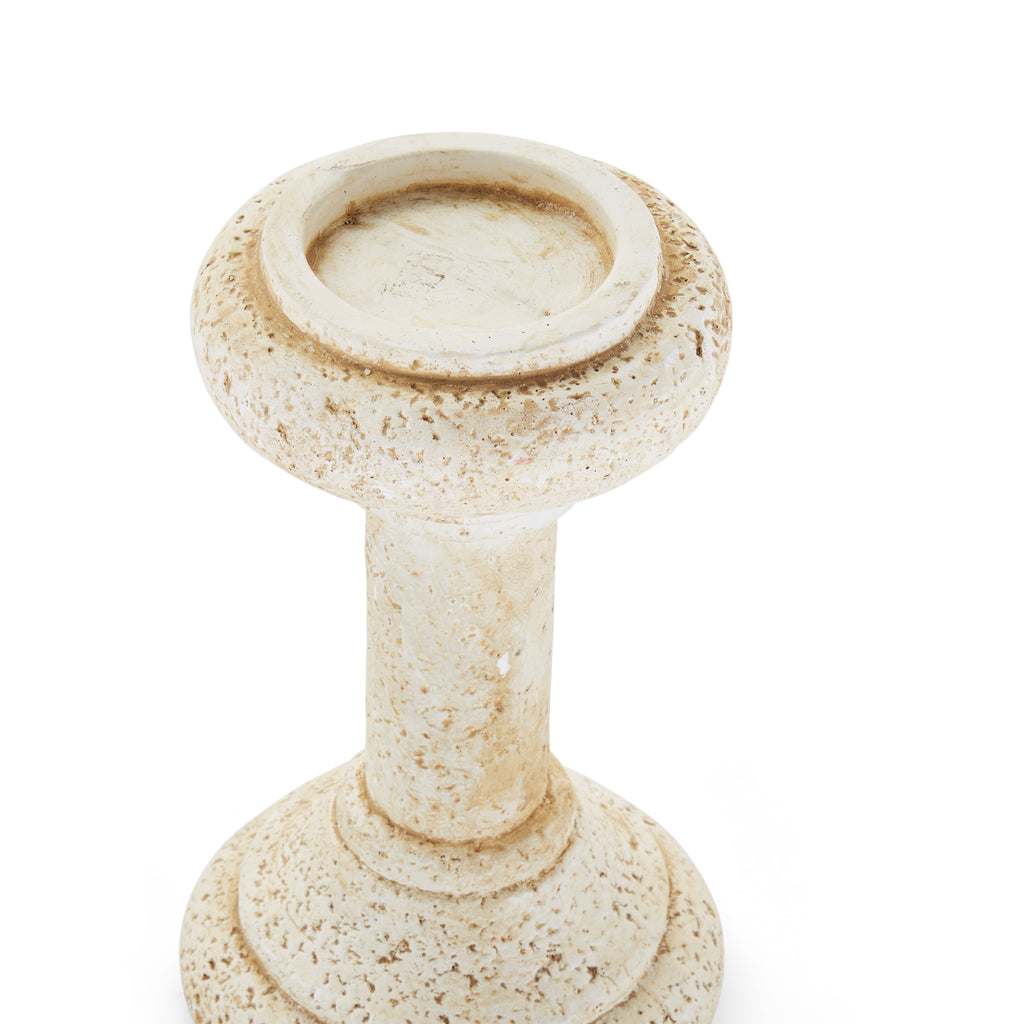 Stone Concrete Pillar Candle Holder