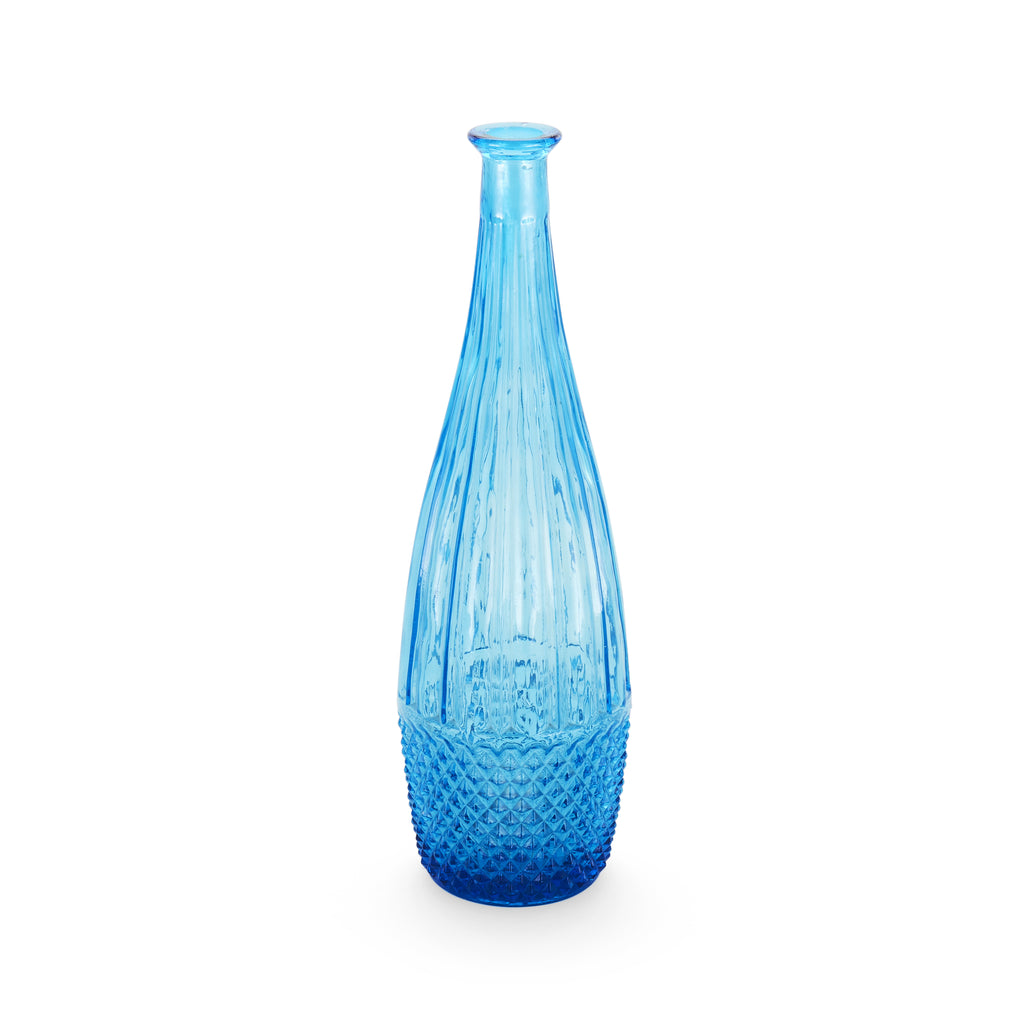 Skinny Blue Glass Vase (A+D)