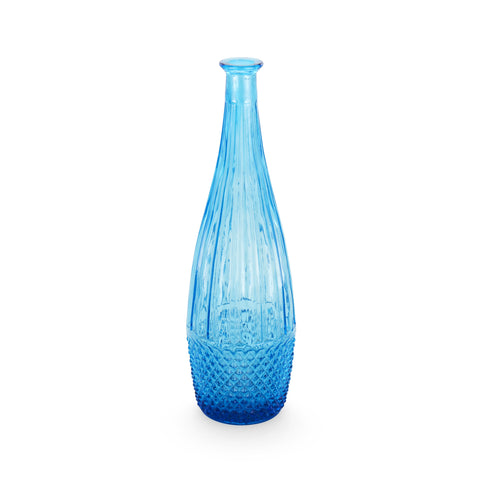 Skinny Blue Glass Vase (A+D)
