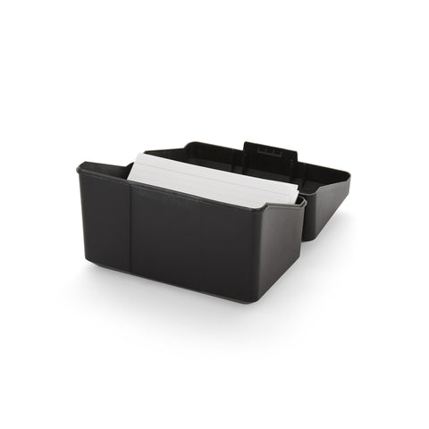 Black Plastic Note Card Holder