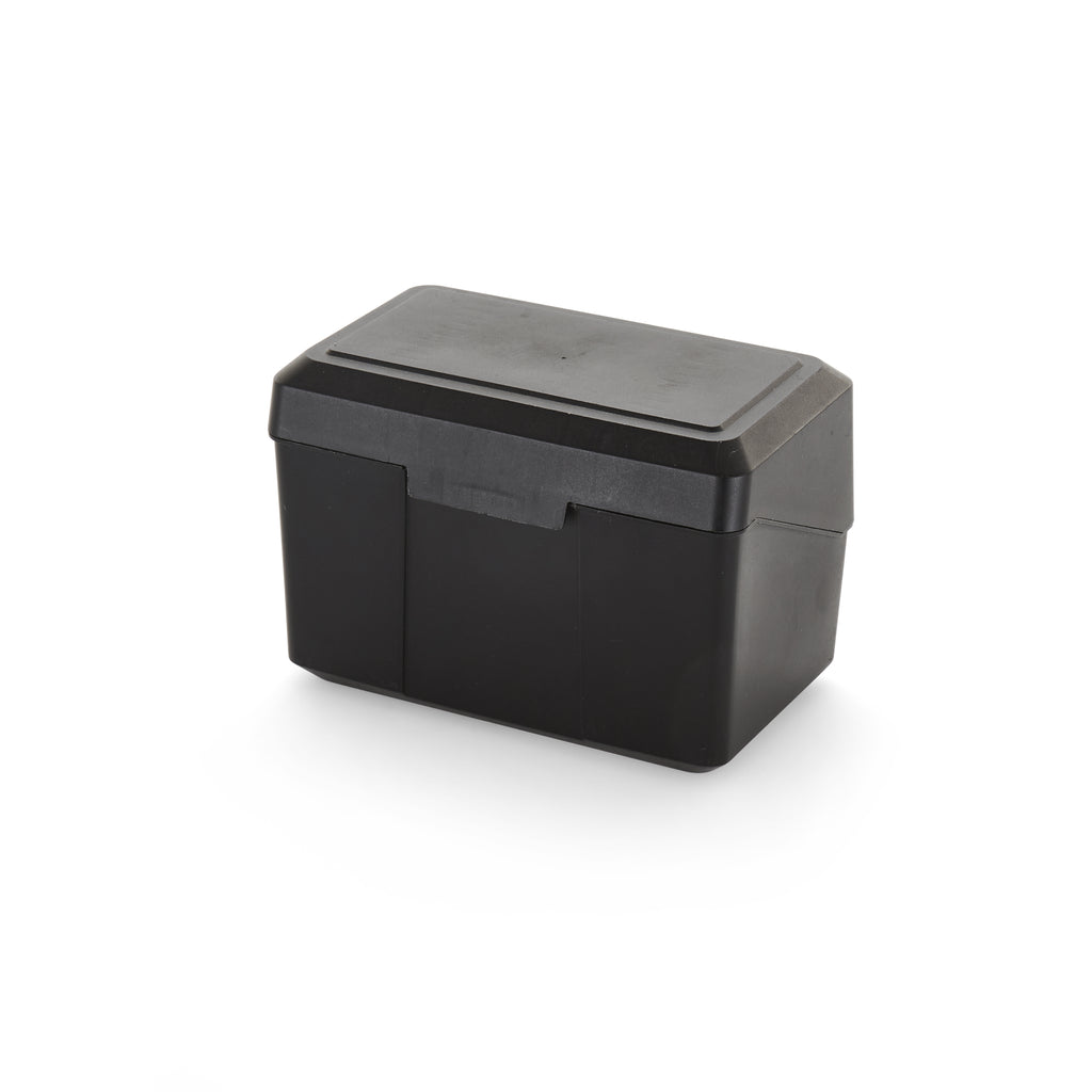 Black Plastic Note Card Holder
