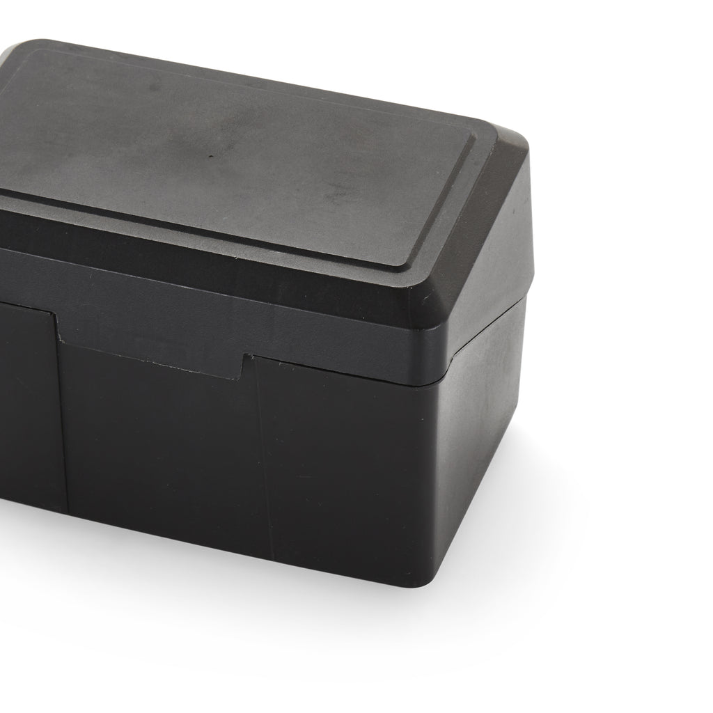 Black Plastic Note Card Holder