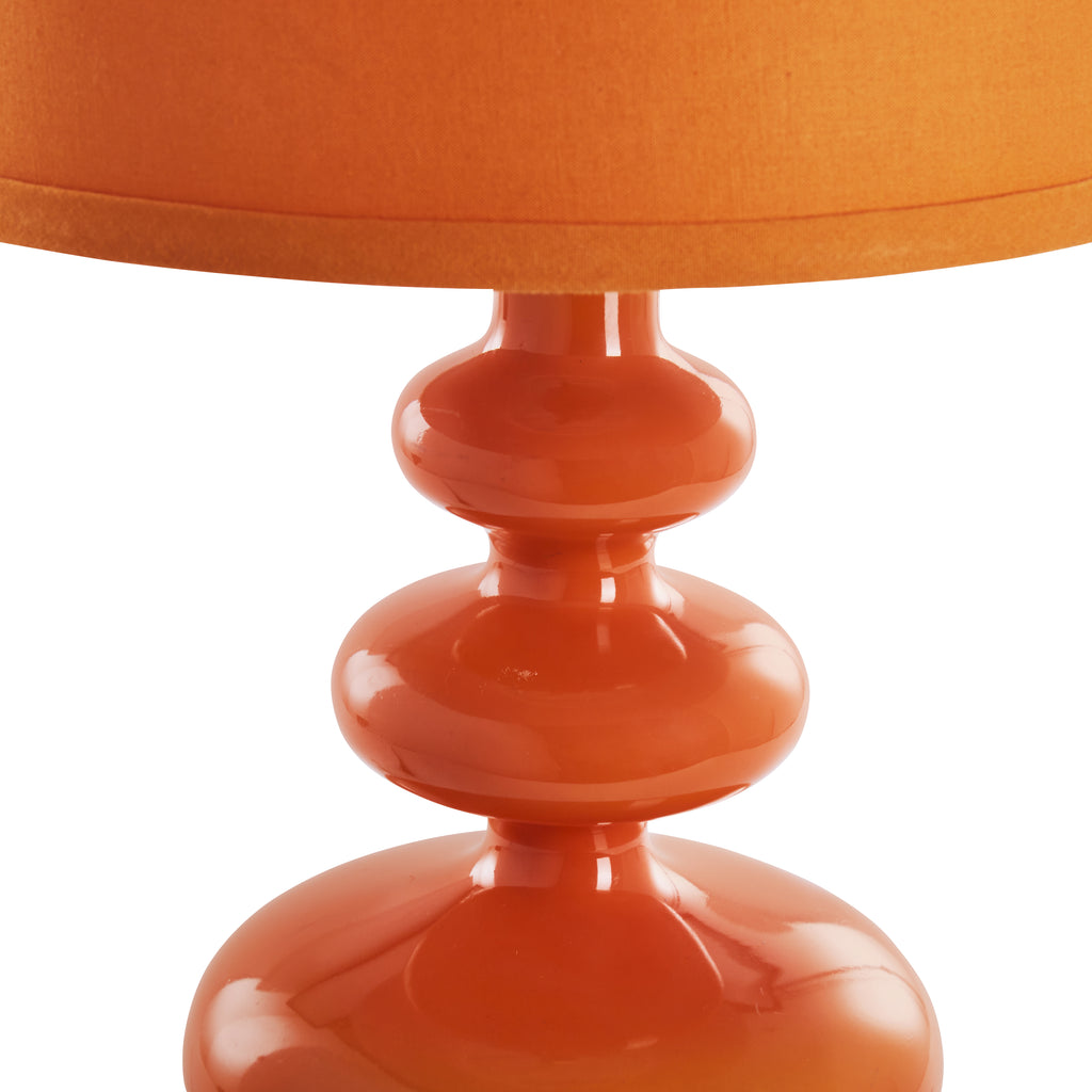 Orange Groovy Table Lamp