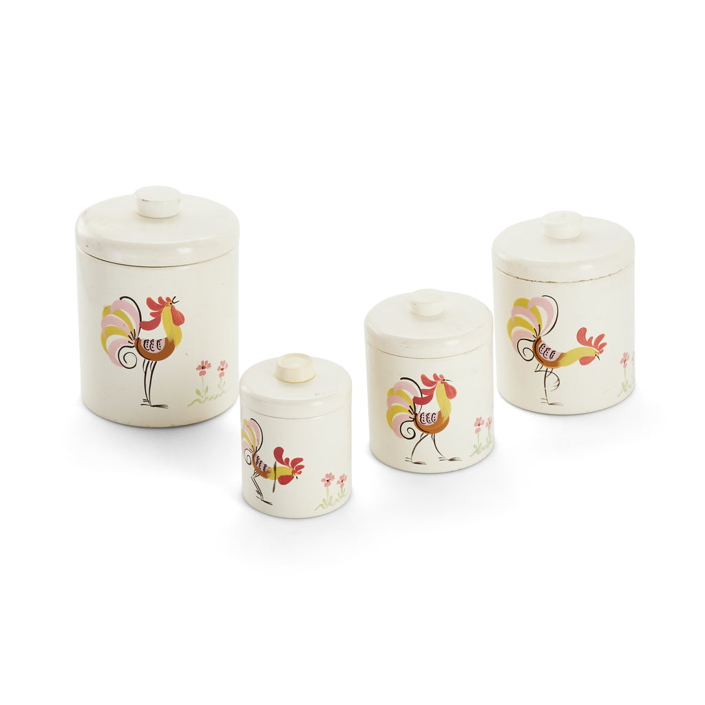 Rooster art kitchen storage