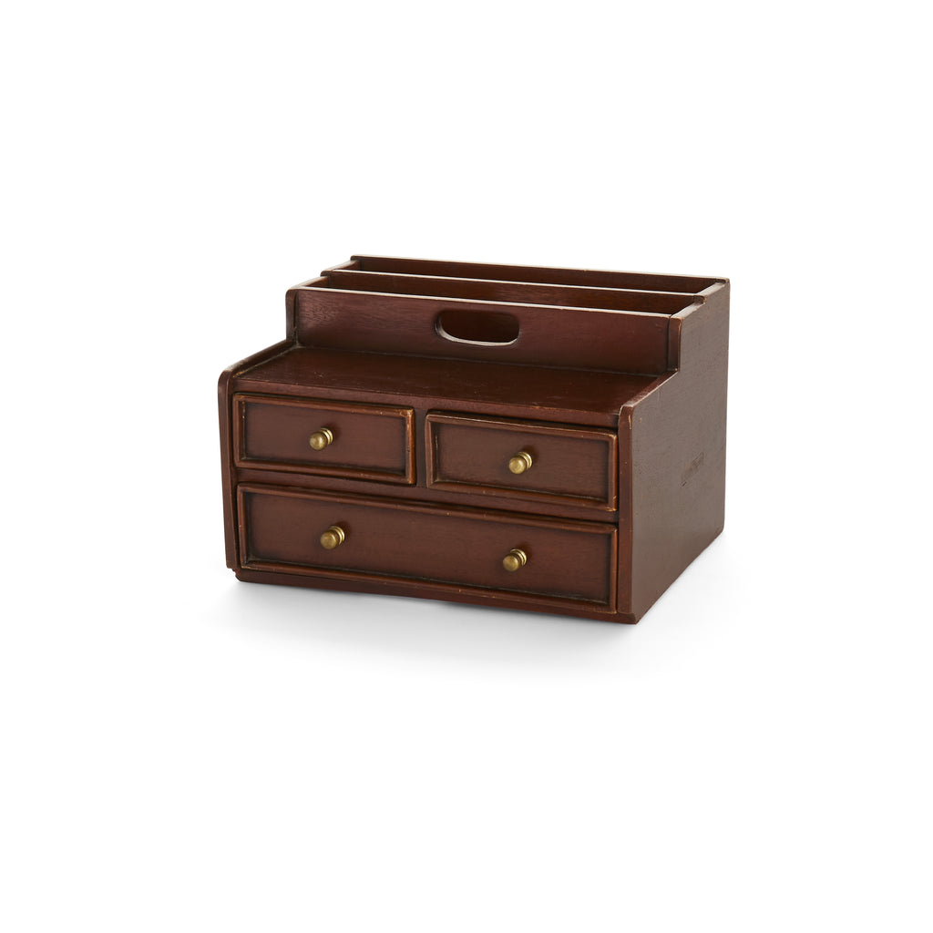 Wooden office storage holder