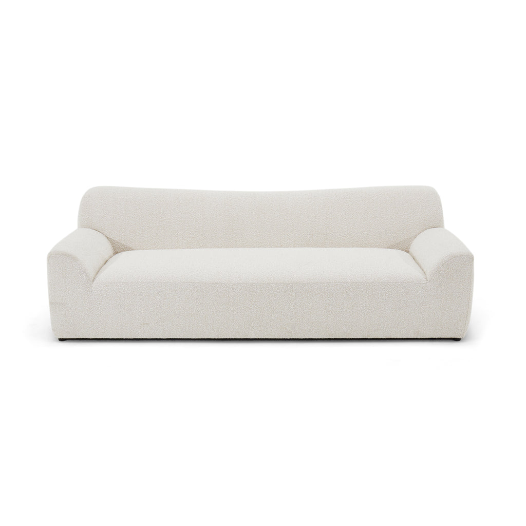 Off White Boucle Sofa