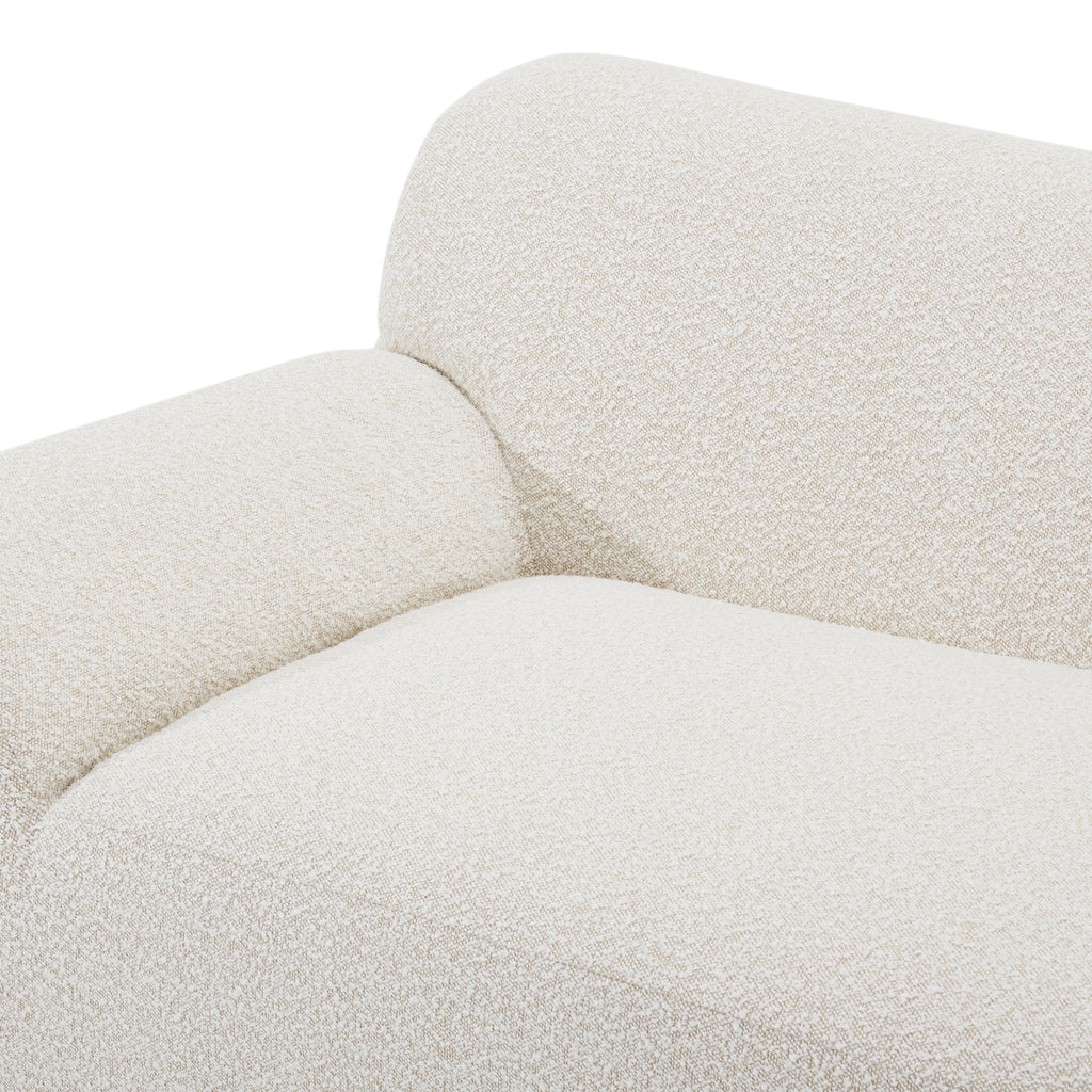 Off White Boucle Sofa