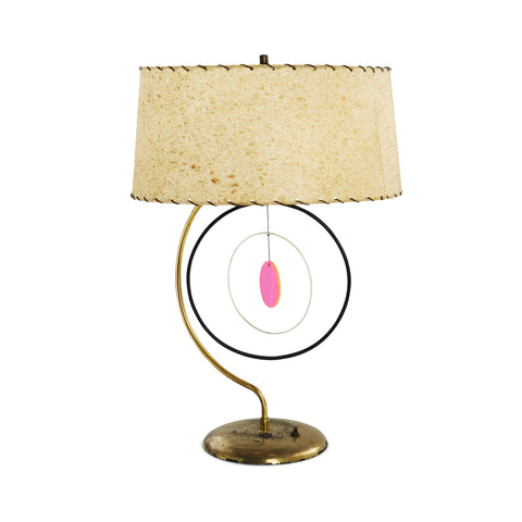 Brass and Metal Table Lamp