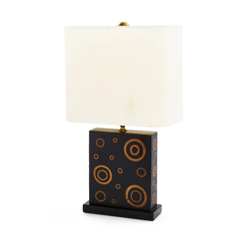 Contemporary Black Rectangle Lamp