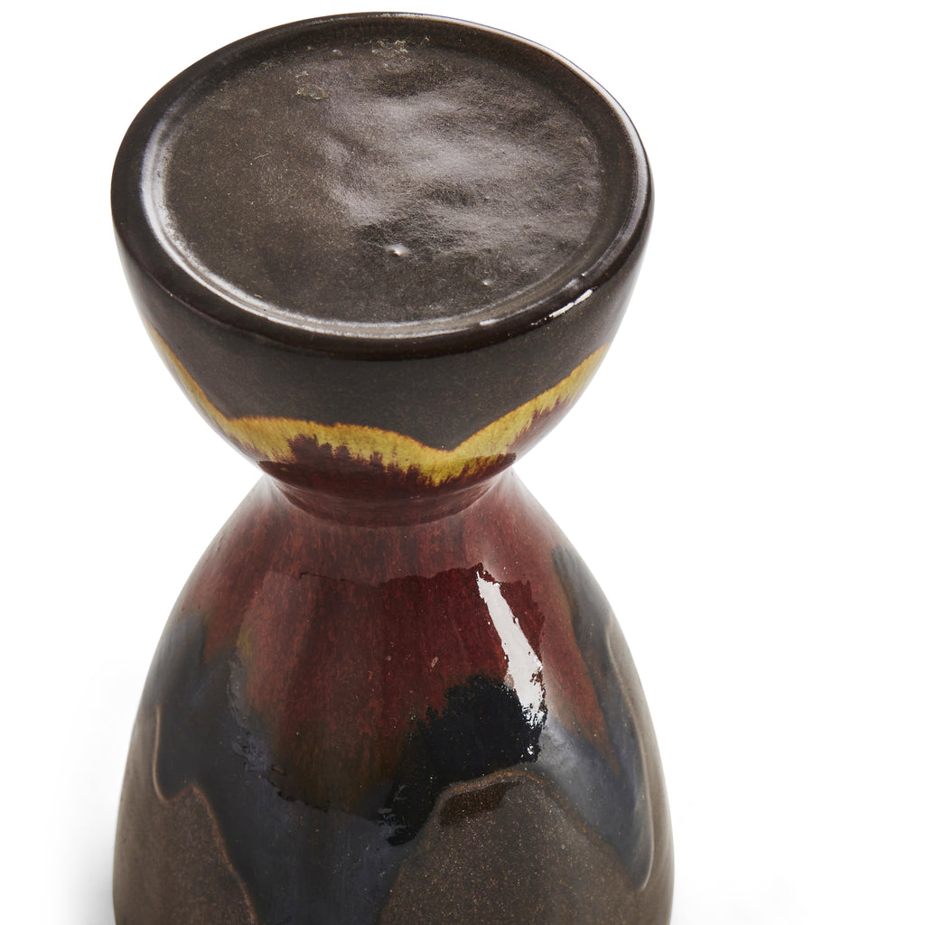 Brown Ceramic Candle Holder