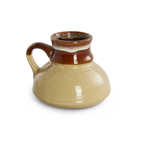Brown and Tan Mini Jug