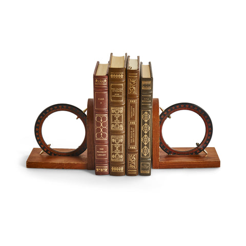 Decorative Protractor Bookends