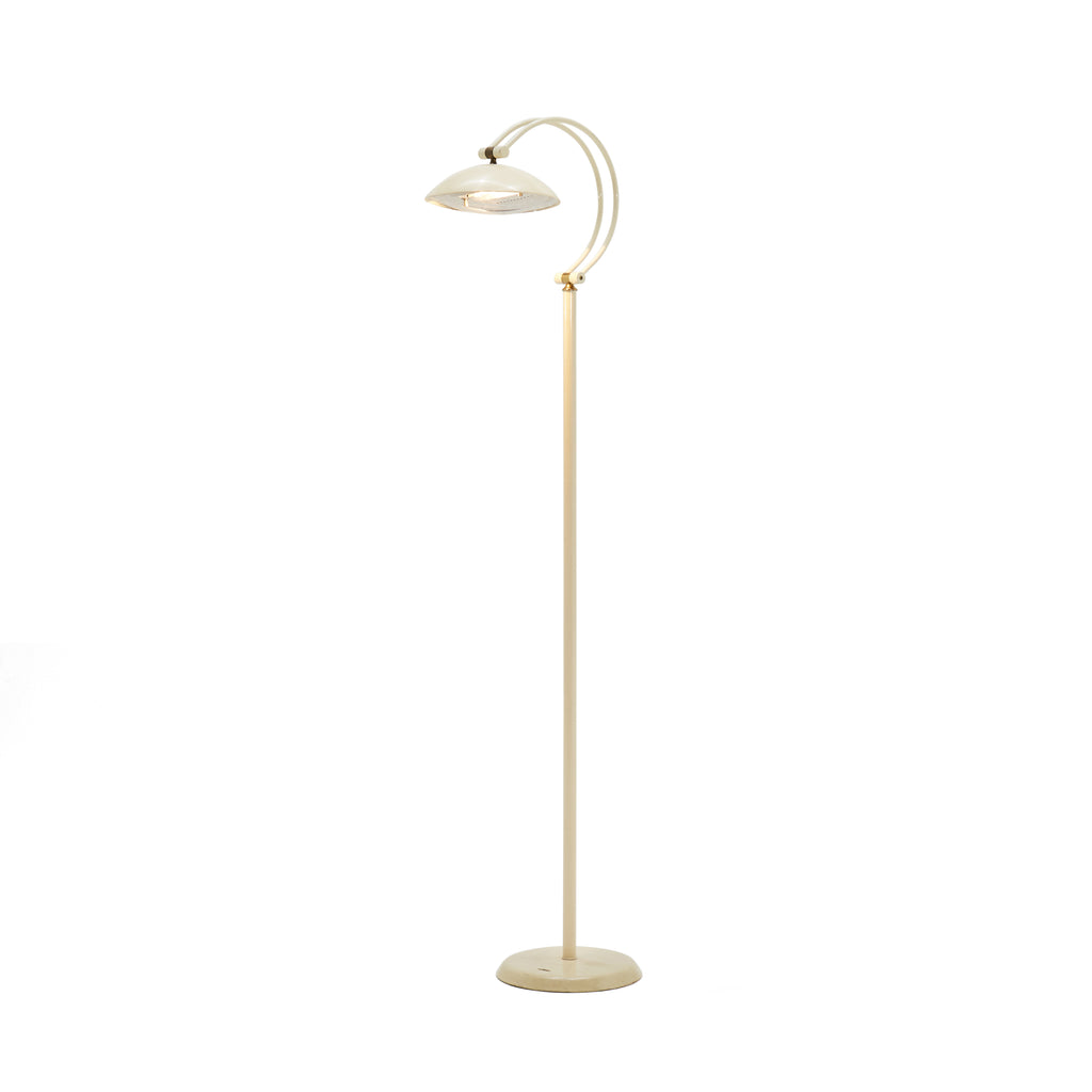 Cream Curved Floor Lamp