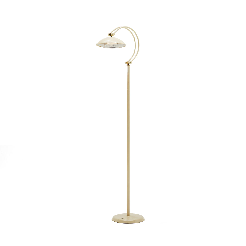 Cream Curved Floor Lamp