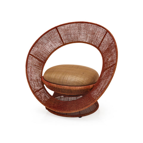 Wicker Hoop Outdoor Chair
