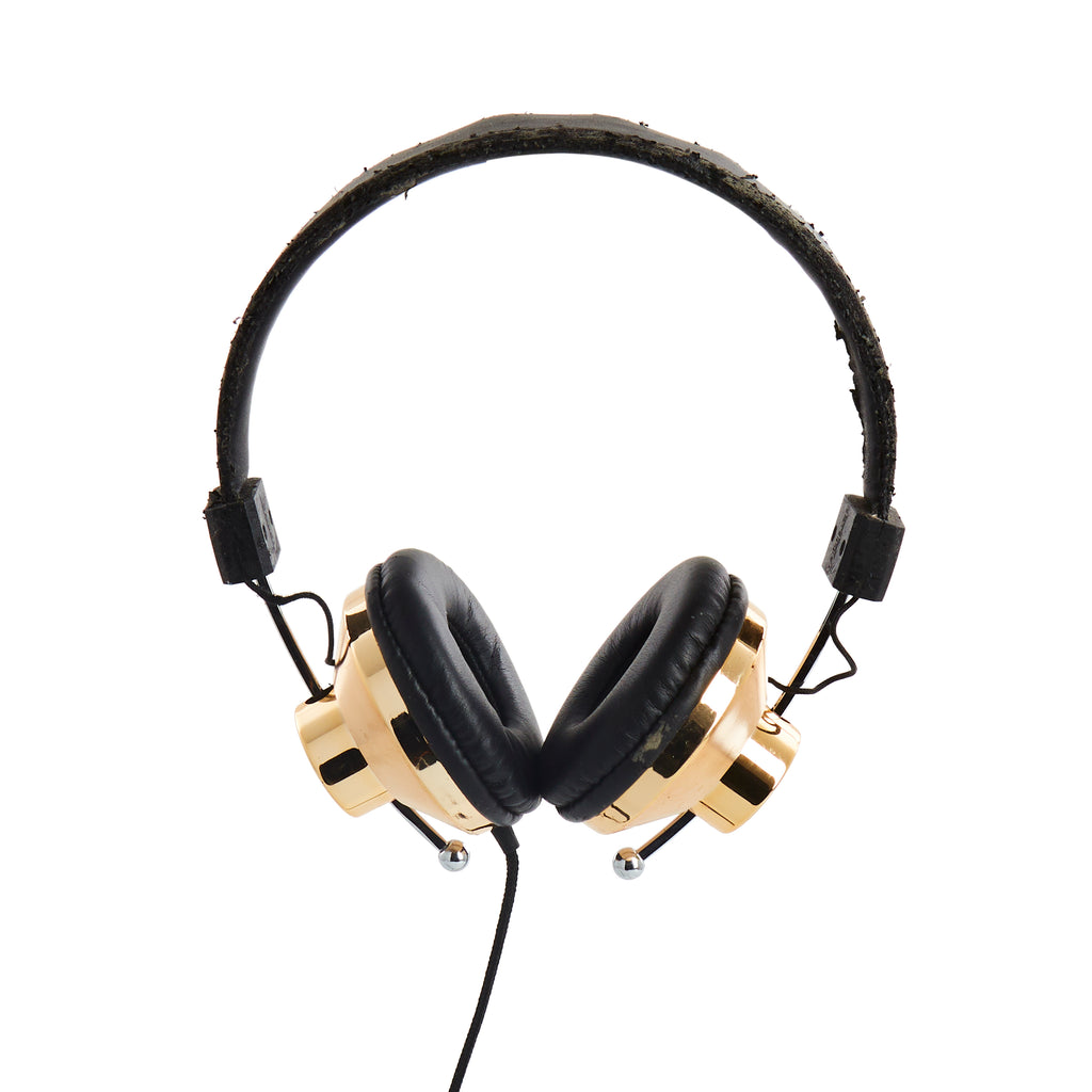 Gold Vintage Over-Ear Headphones