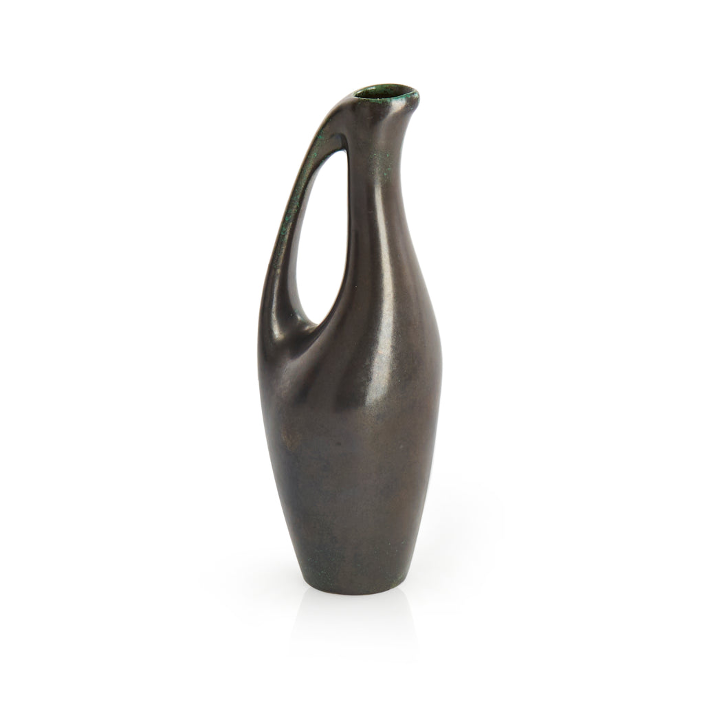 Black Brown Ceramic Pitcher (A+D)