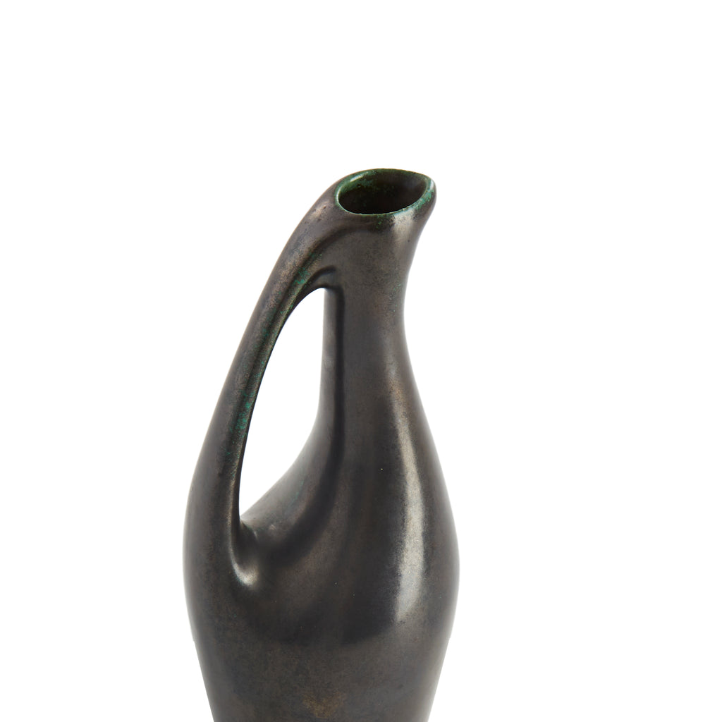 Black Brown Ceramic Pitcher (A+D)