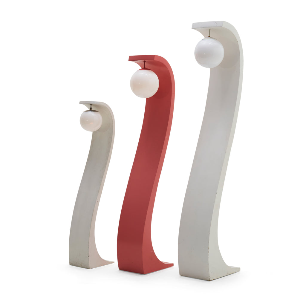 White Modeline Floor Lamp - Large