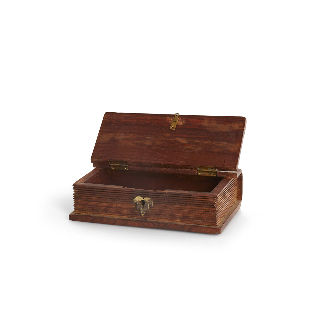 Wooden Book Shaped Box (A+D)