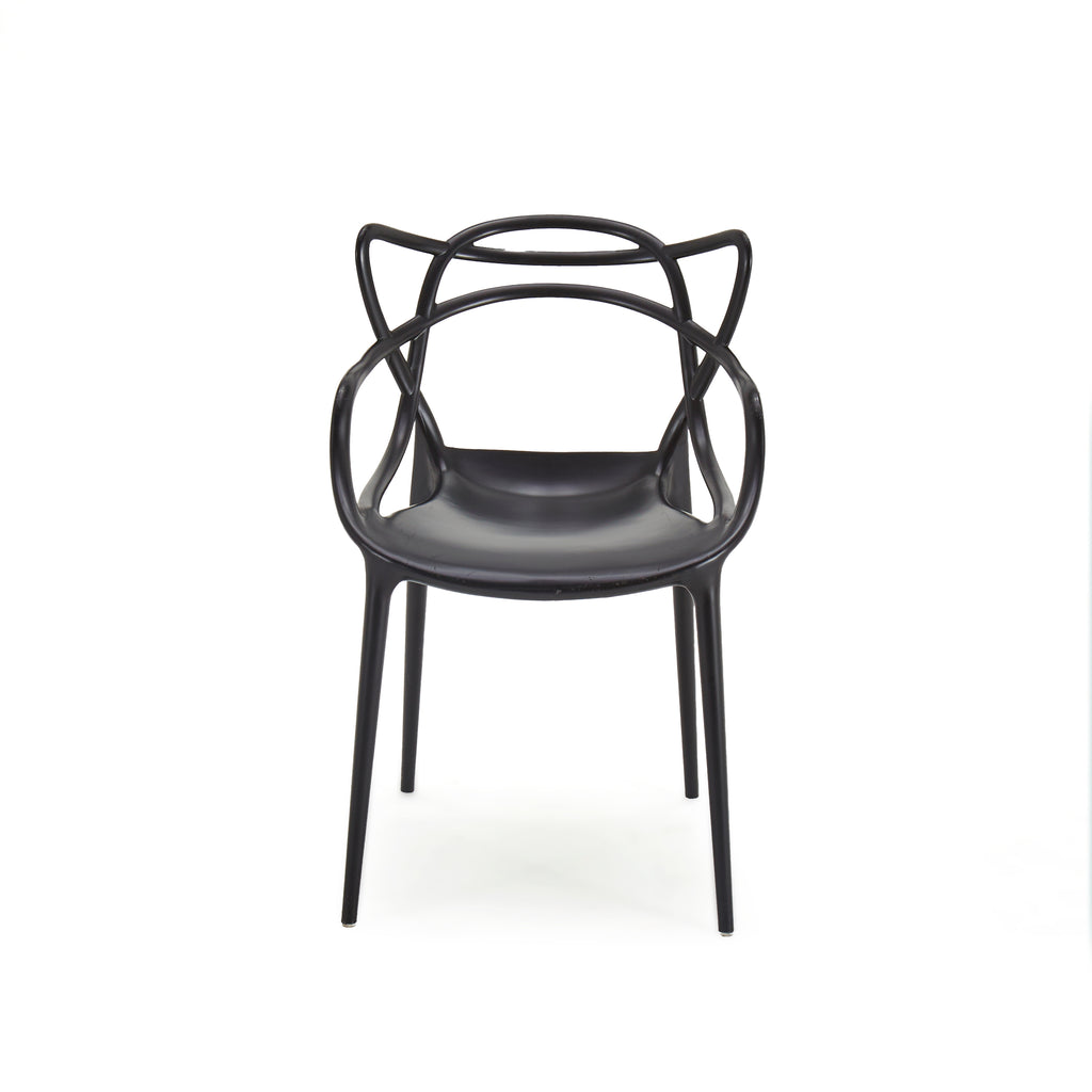 Black Modern Kartell Geometric Dining Chair