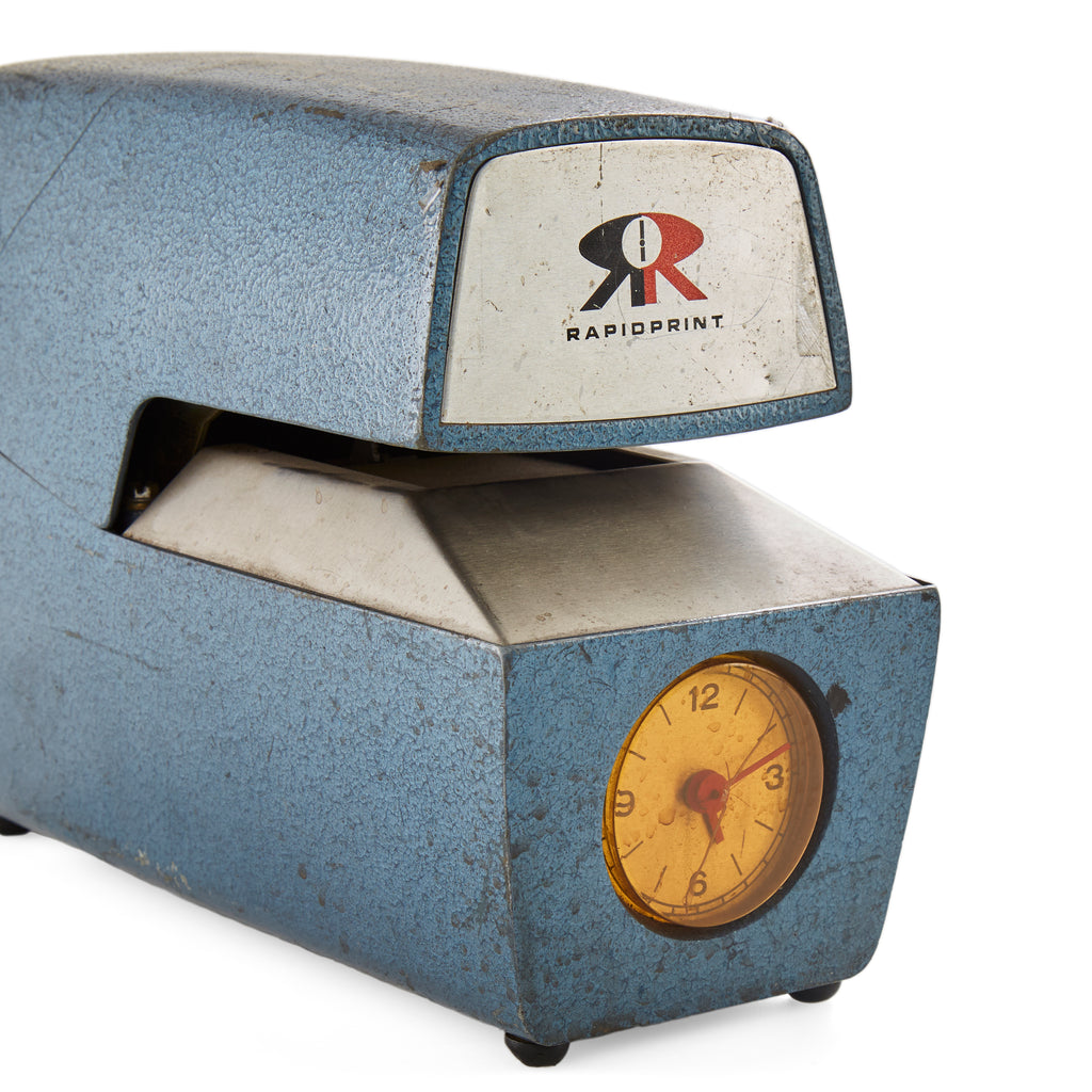 Blue Rapid Print Time Stamp Punch Clock