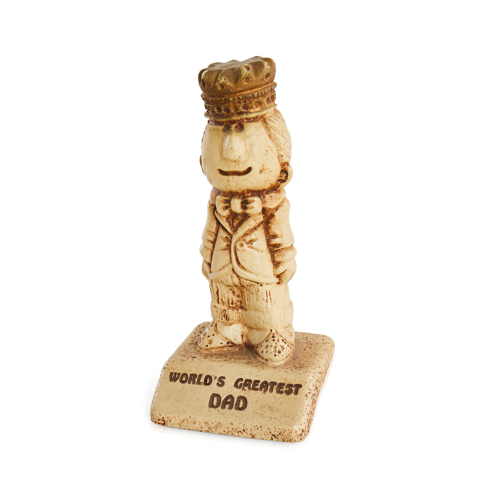 Ceramic "World's Greatest Dad" Trophy