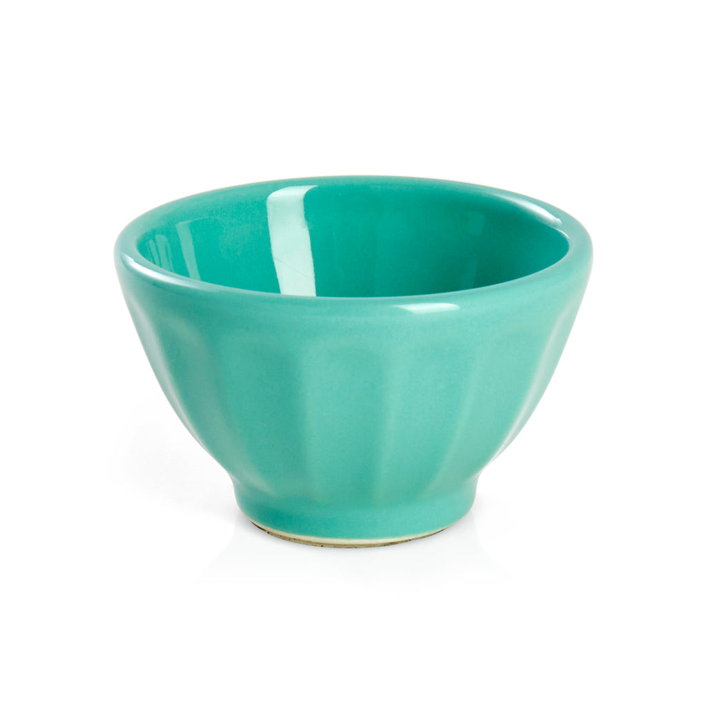 Turquoise Small Ceramic Planter