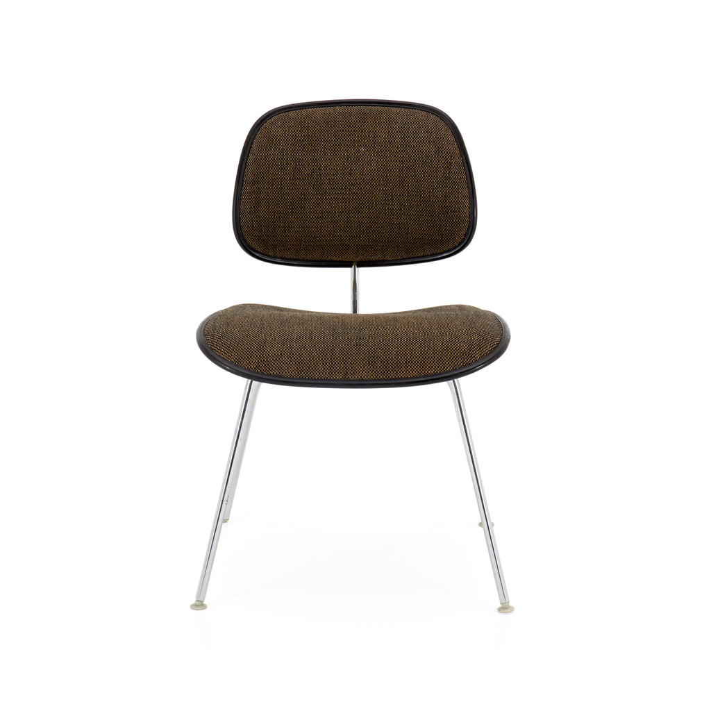 Grey Textured Fabric Eames Style Chair