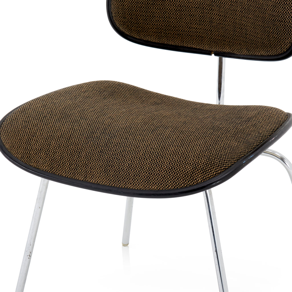 Grey Textured Fabric Eames Style Chair