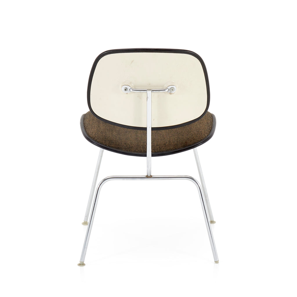 Grey Textured Fabric Eames Style Chair