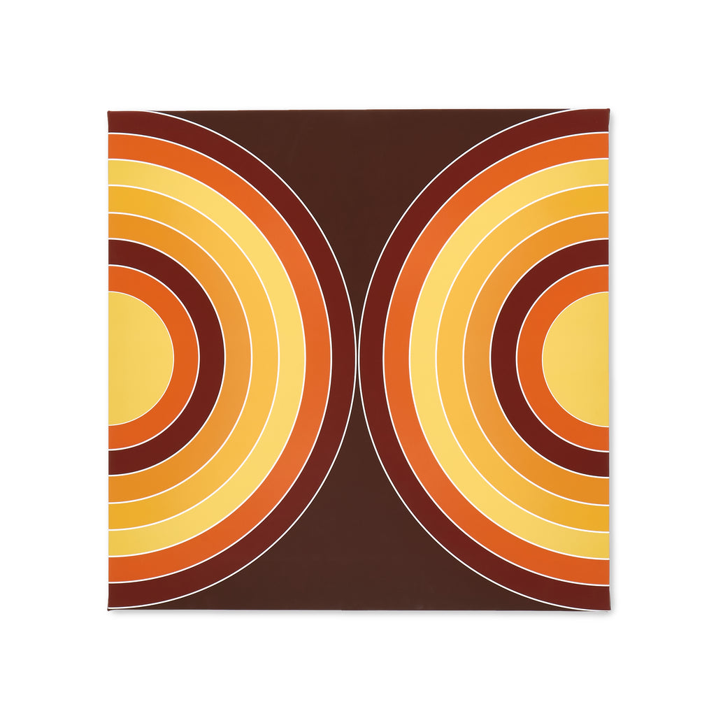 1217 (A+D) Orange Yellow Half Circles