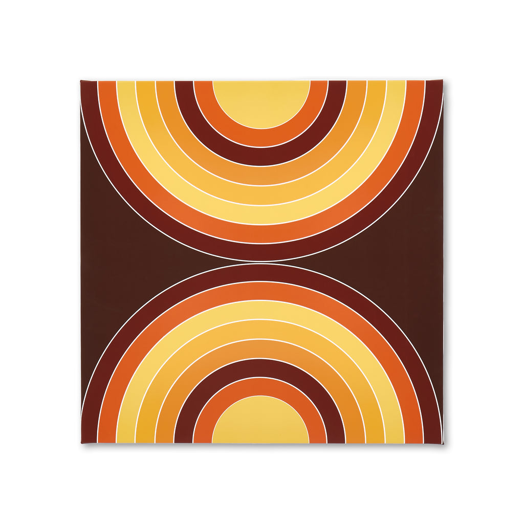 1217 (A+D) Orange Yellow Half Circles