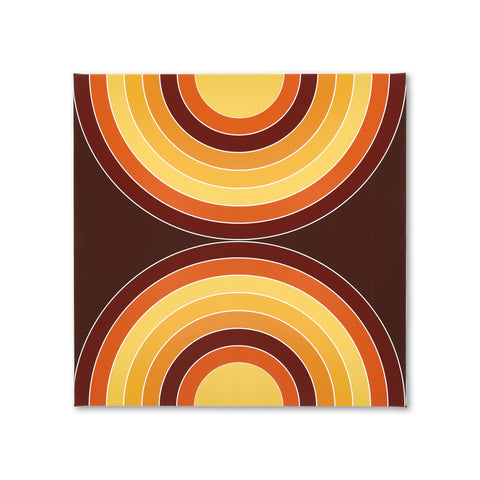 1217 (A+D) Orange Yellow Half Circles