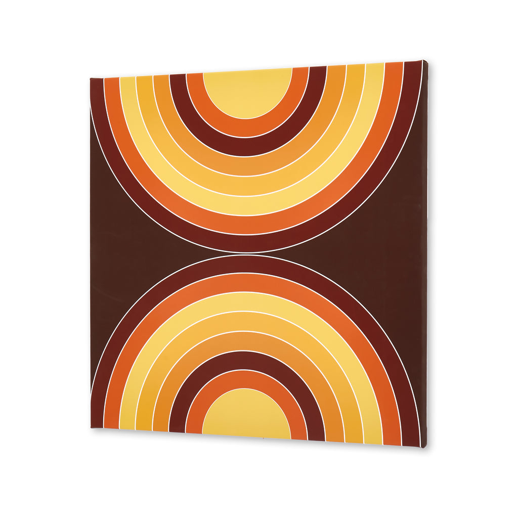 1217 (A+D) Orange Yellow Half Circles