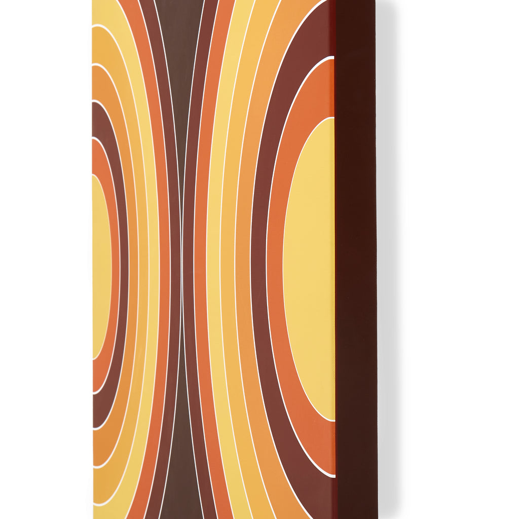 1217 (A+D) Orange Yellow Half Circles