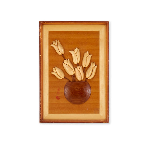 Wood Flower Artwork