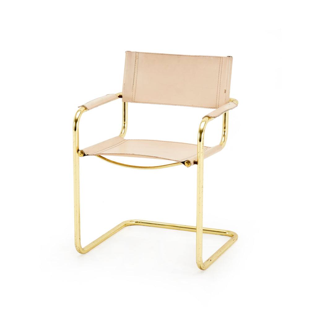 Gold and Cream Dining Chair