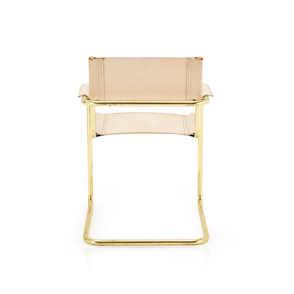 Gold and Cream Dining Chair