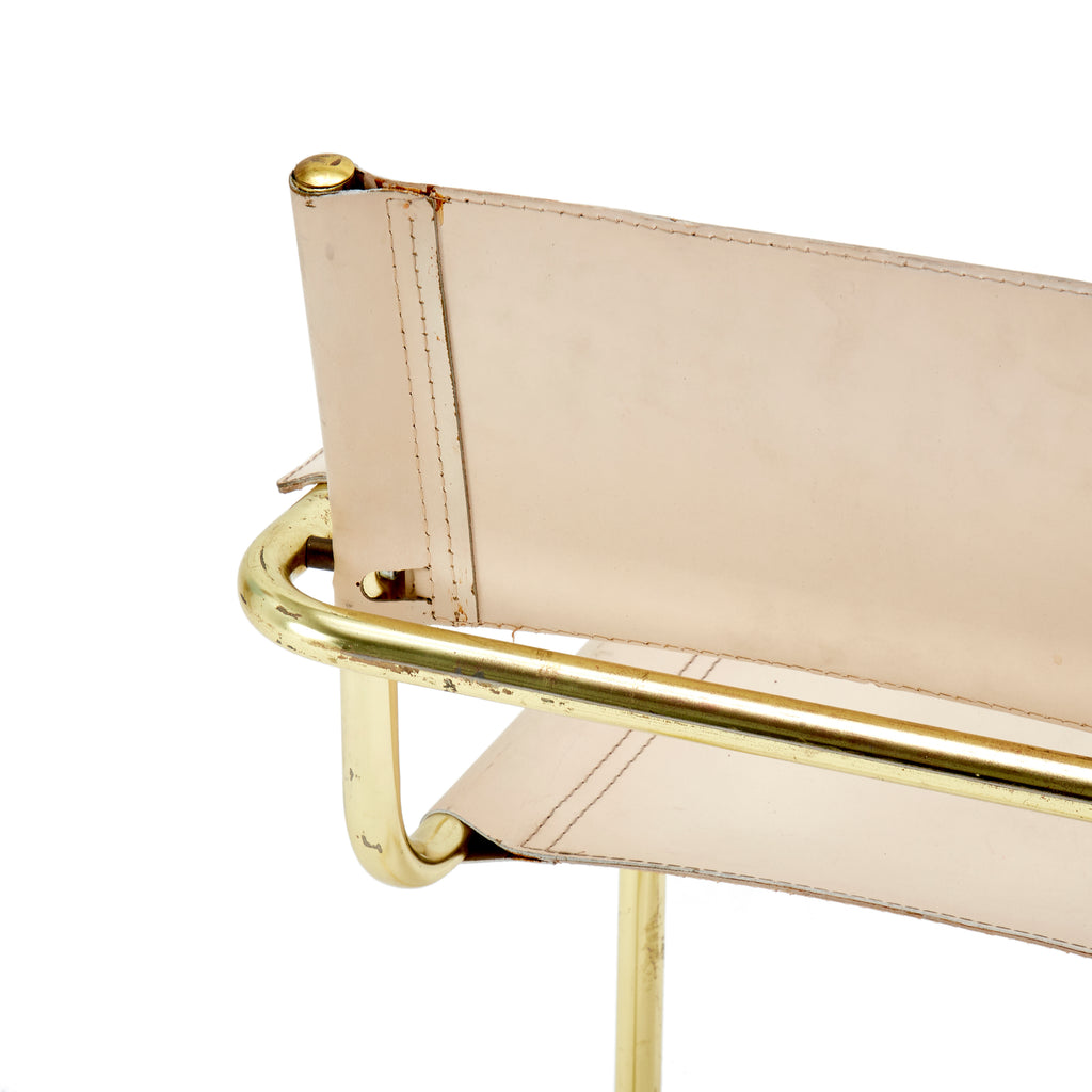 Gold and Cream Dining Chair