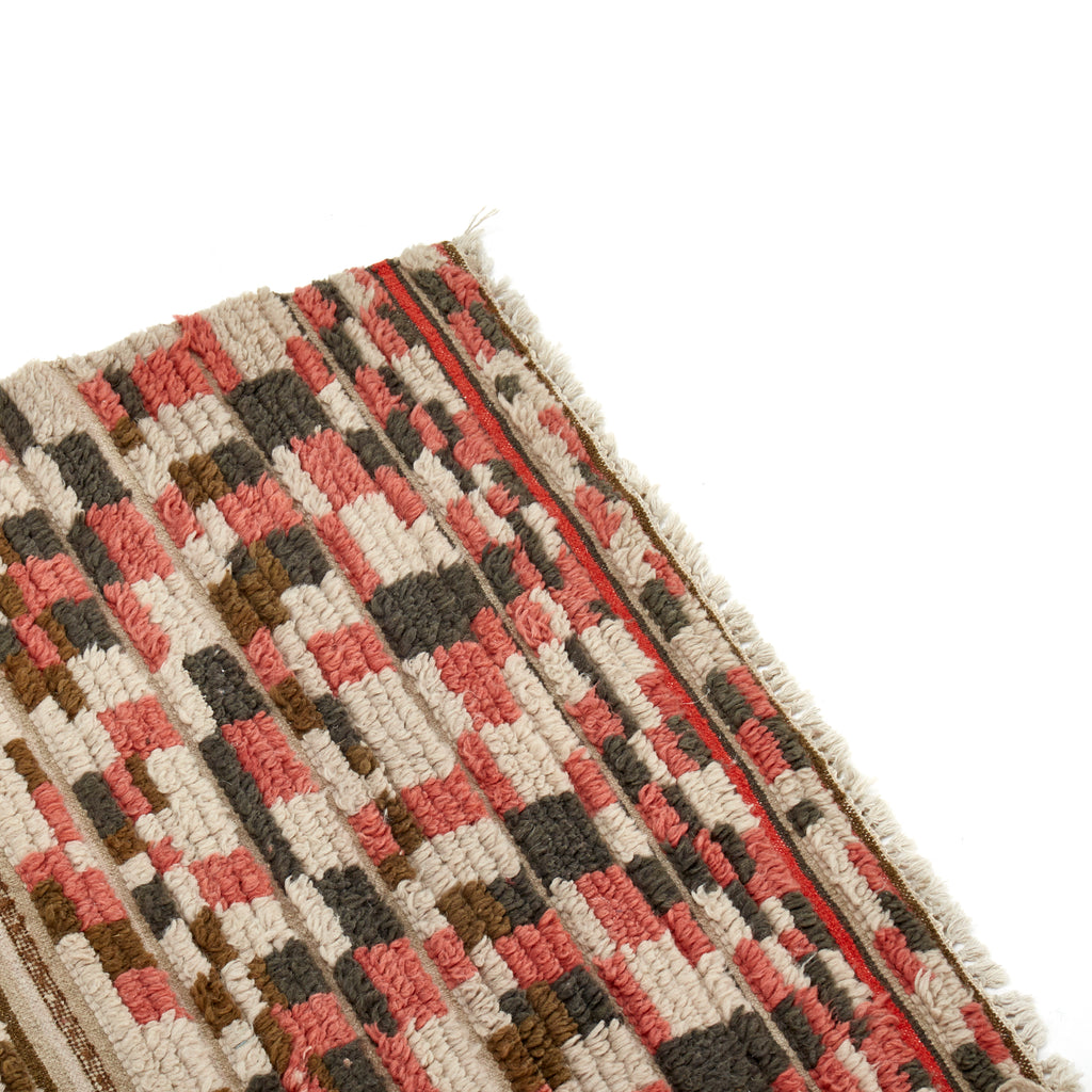 Large Multicolor Textured Rug