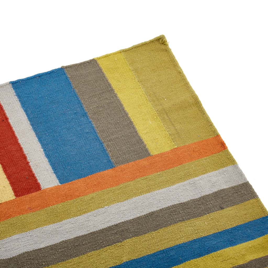 Colorful Stripe Abstract Rug