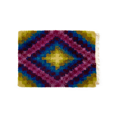 Purple Diamond Gradient Rug