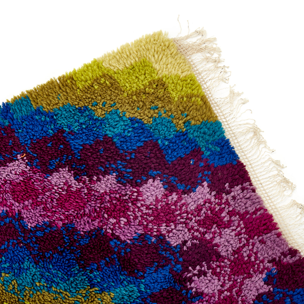 Purple Diamond Gradient Rug