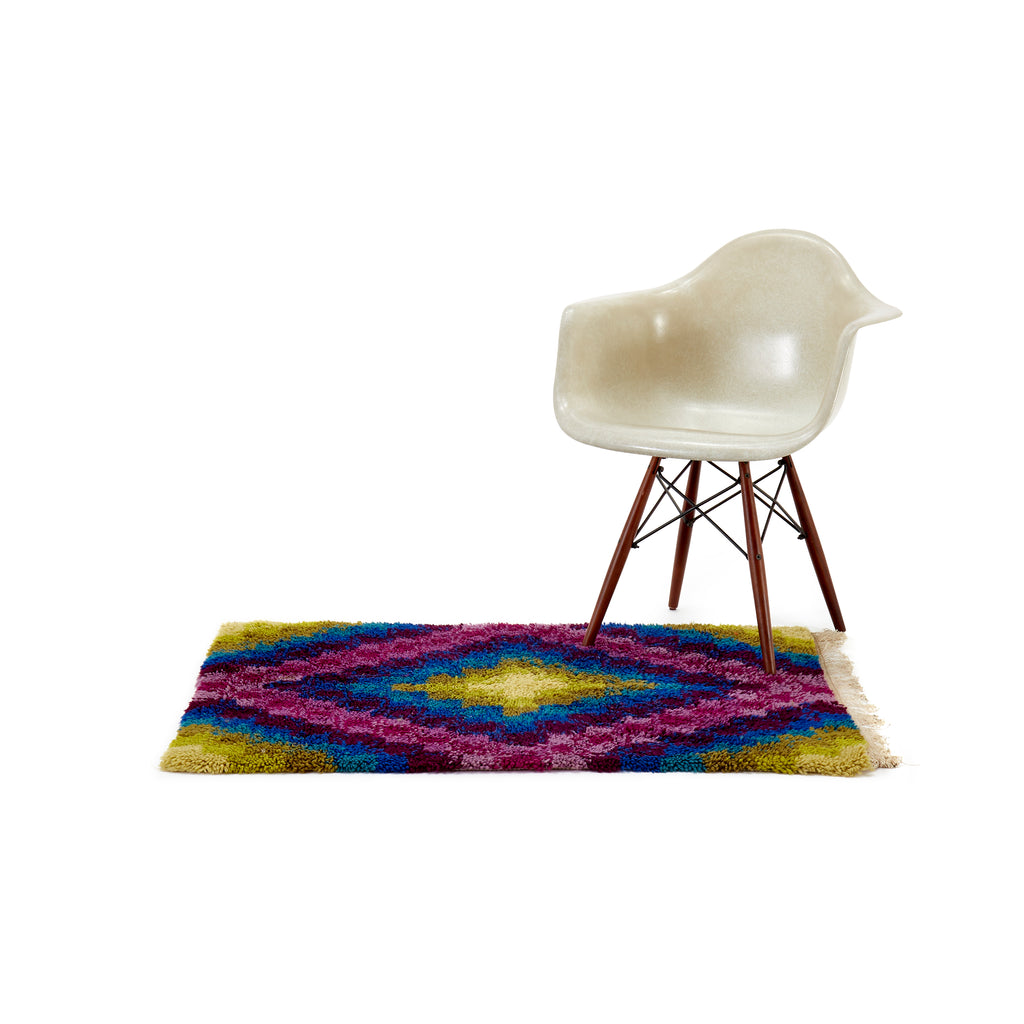 Purple Diamond Gradient Rug