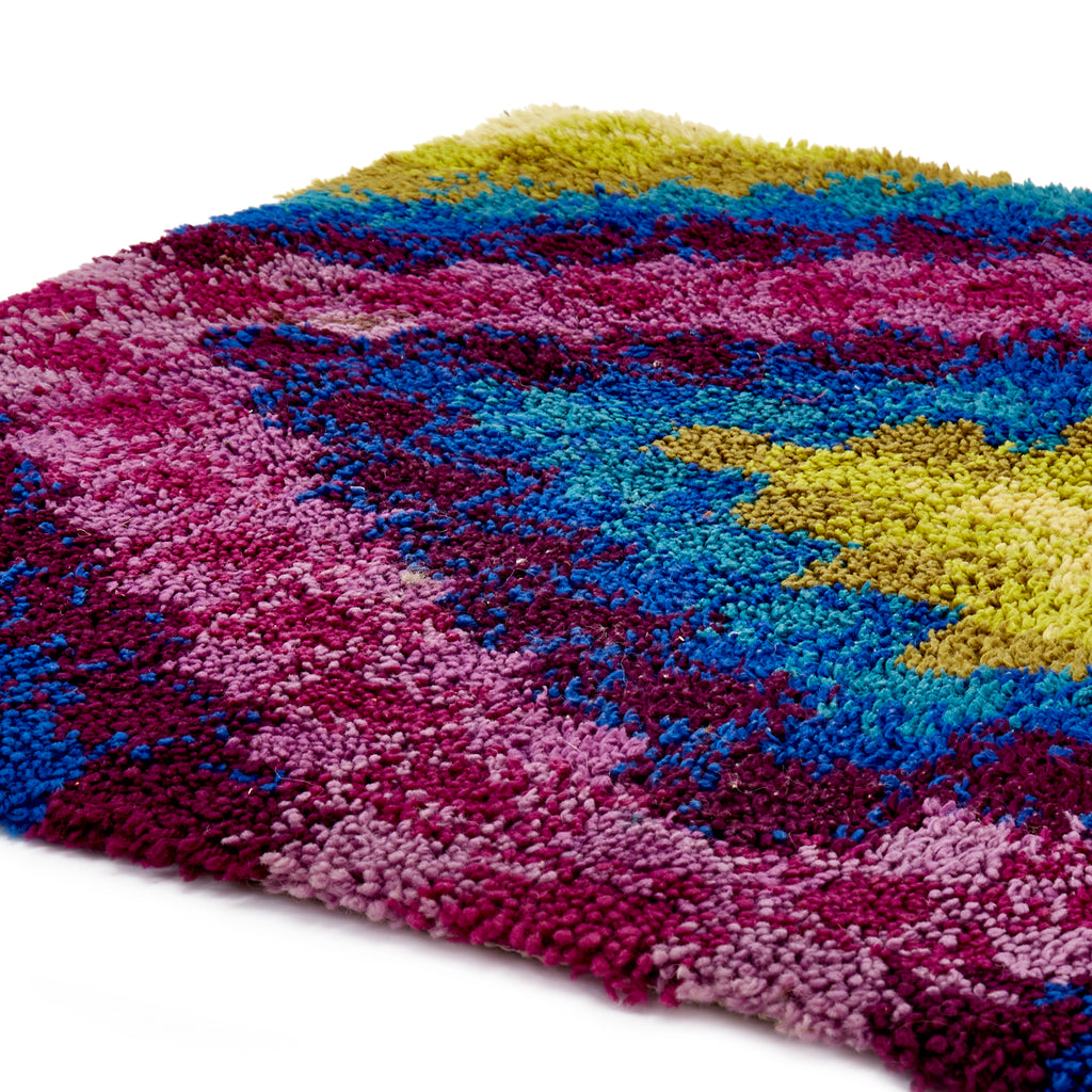 Purple Diamond Gradient Rug